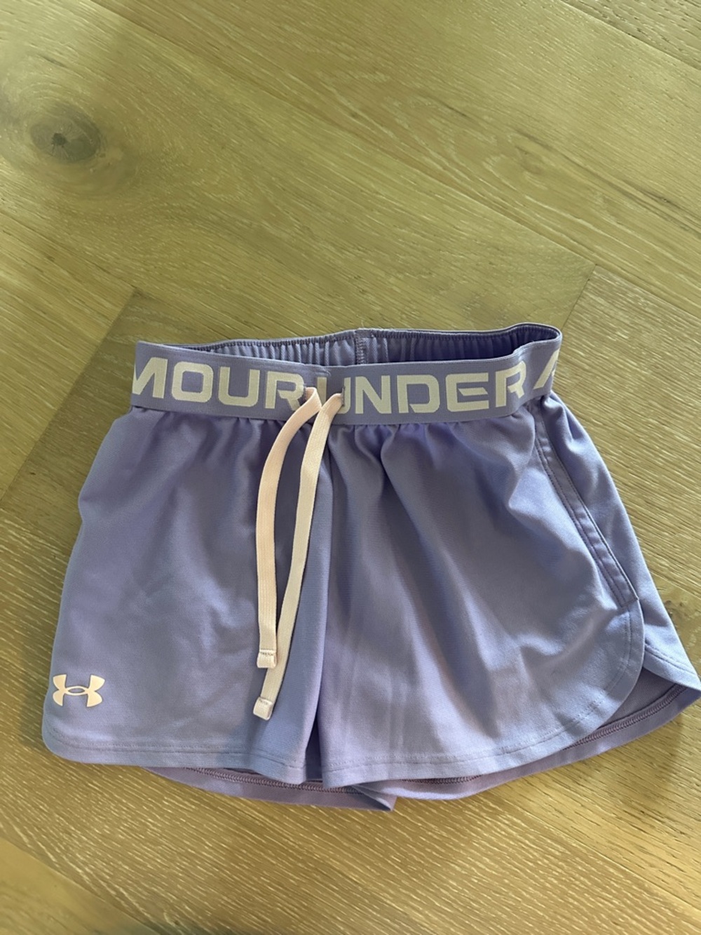 Under Armour Lavender Athletic Drawstring Shorts